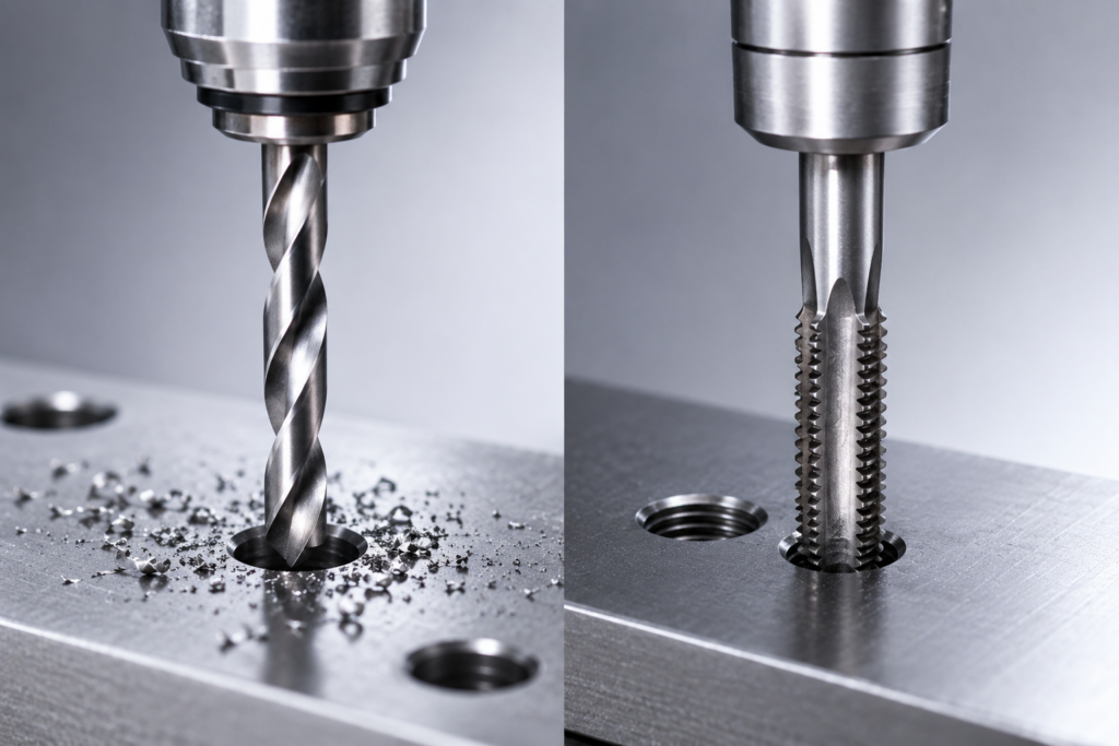 Threaded Tapped Hole Threaded Hole Tapping Standard for OEM Metal Parts Manufacturing