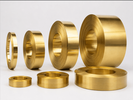 H62 and H65 brass coils in different sizes for metal stamping and sheet metal fabrication