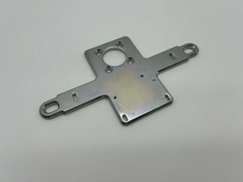 Q235 steel stamped metal component with color zinc plating surface treatment