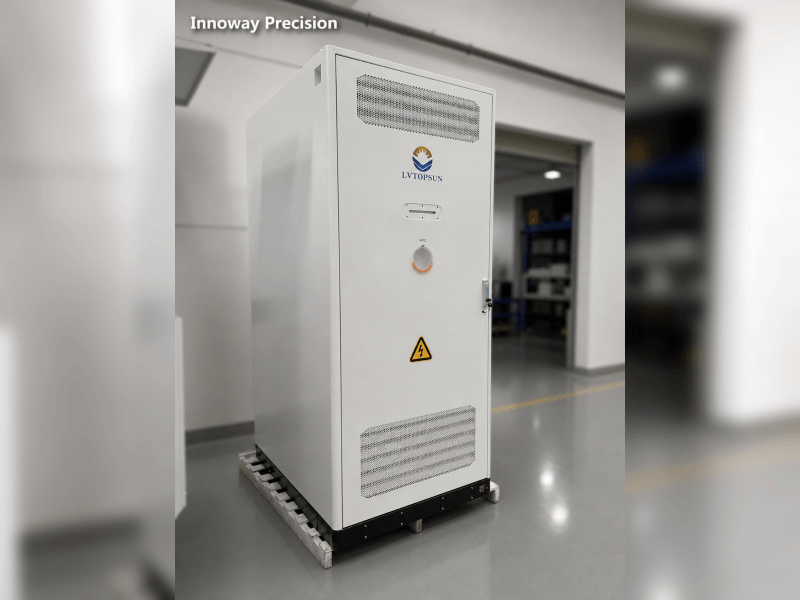 Precision sheet metal enclosure for commercial and industrial liquid cooling battery energy storage system