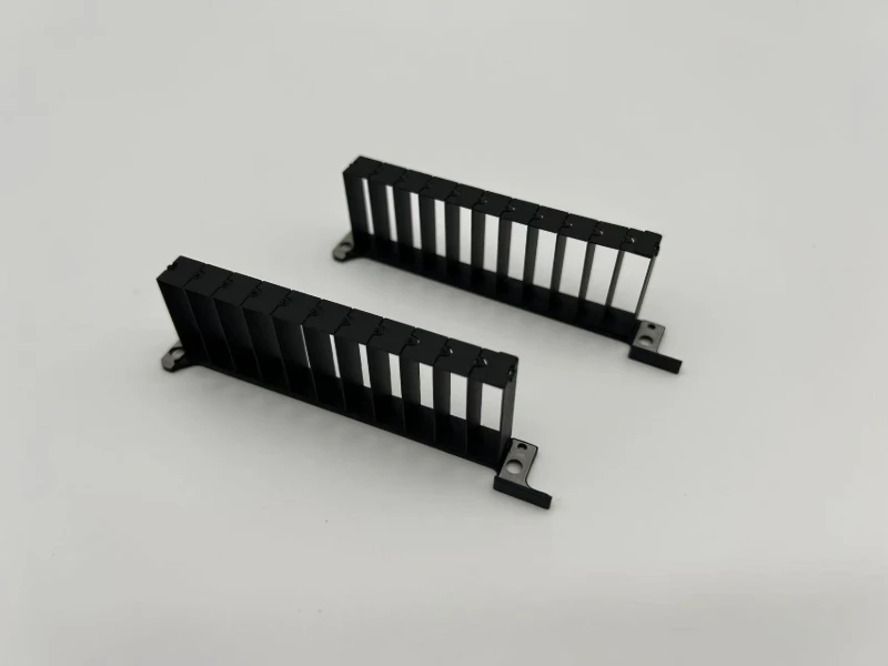 Stamped GPU Zipper Fin Heatsink Stamped GPU zipper fin heatsink with mounting brackets and cooling fins