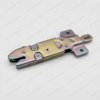 Automotive Trunk Latch Connector – Riveted Assembly Automotive trunk latch connector assembly with zinc-plated stamped steel components, stainless steel rivets and spring-loaded mechanism.