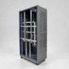 Liquid Cooling Cabinet – Internal Sheet Metal Frame Internal structure of a custom liquid cooling cabinet showing mounting rails, support brackets and ventilated panels.