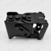 Monitor Wall Mount Bracket – Angle Adjustment Mechanism Custom monitor wall mount bracket with curved adjustment slots, pivot bolts and black-finished metal components.