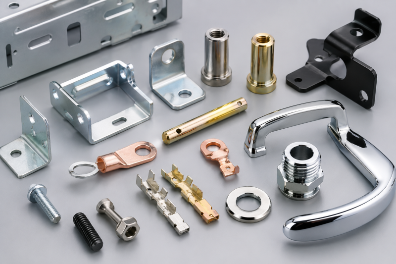 Electroplating for precision metal parts with zinc, nickel, copper, tin, chrome and black nickel finishes