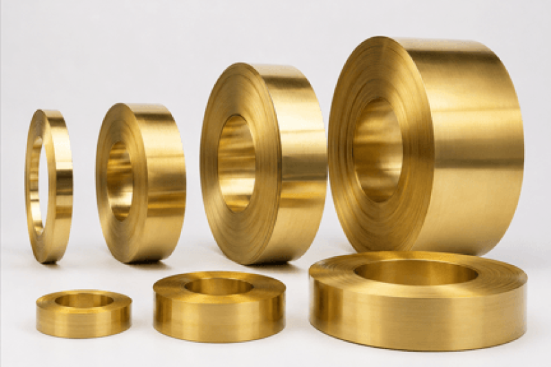 H62 and H65 brass coils in different sizes for metal stamping and sheet metal fabrication