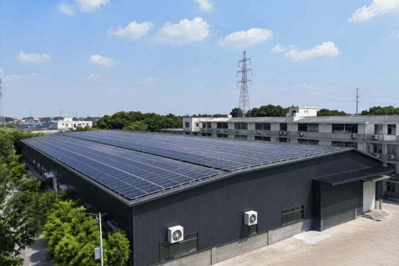 Solar powered manufacturing factory of Innoway Precision