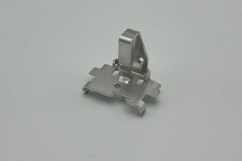 Custom AL1050 aluminum stamping heat sink bracket manufactured for power tool controller applications